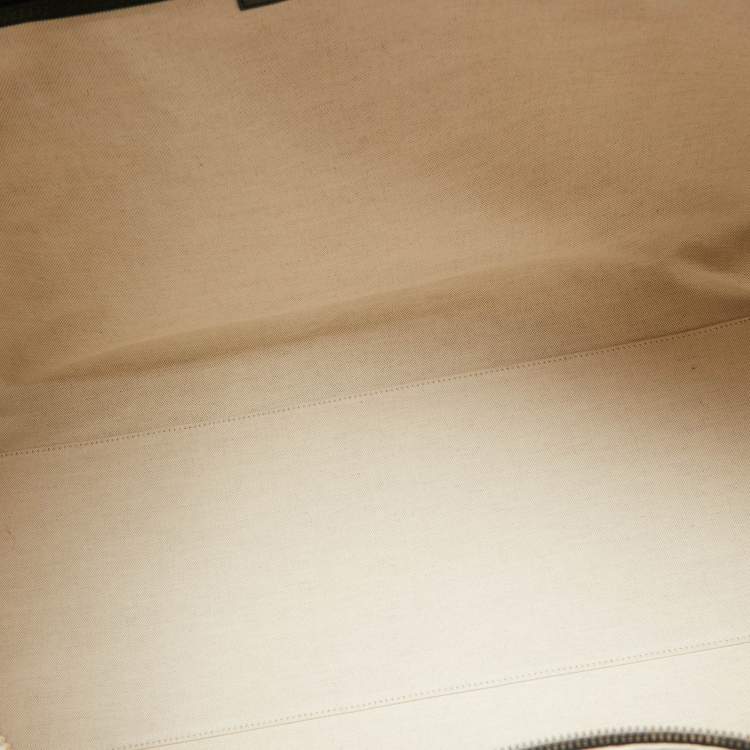 مملوكة مسبقًا Gucci Blue/Beige GG Supreme Canvas Maxi Savoy Duffle Bag
