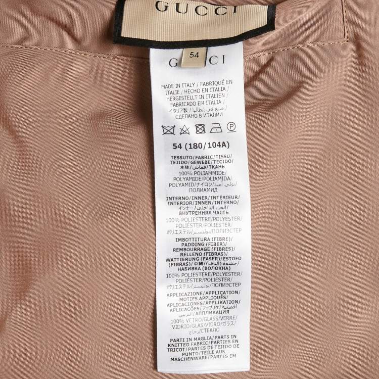 Pre Owned Gucci Blue/Beige Jumbo GG Canvas Reversible Jacket XXL