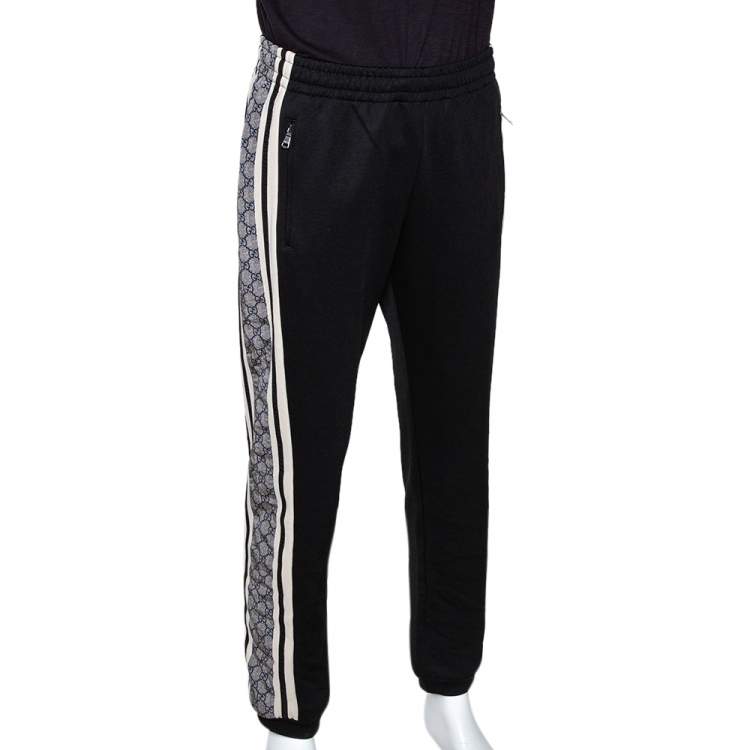 GUCCI Webbing-trimmed printed tech-jersey track pants | NET-A-PORTER