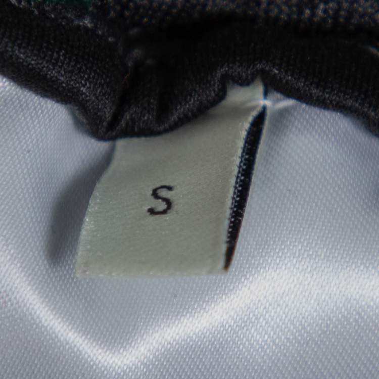 Pre Owned Gucci Black Jersey Side Stripe Detail Technical Flared Pants S