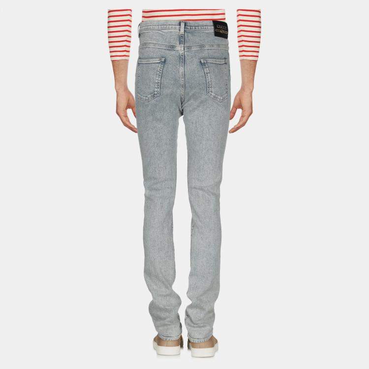 Pre Owned Gucci Cotton Jeans 31
