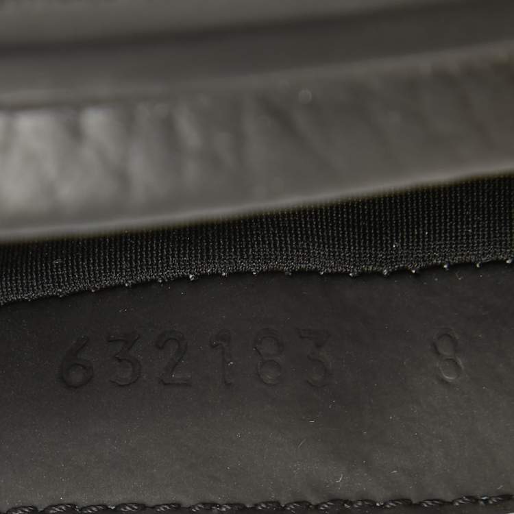 مملوكة مسبقًا Gucci Black Leather Original Slides Size 42