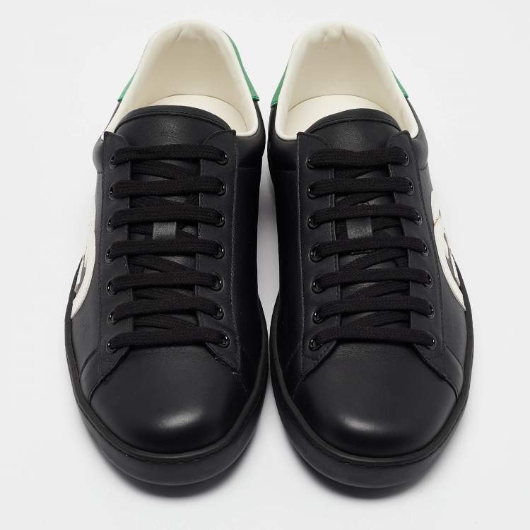 مملوكة مسبقًا Gucci Tricolor Leather Ace Low Top Sneakers Size 41
