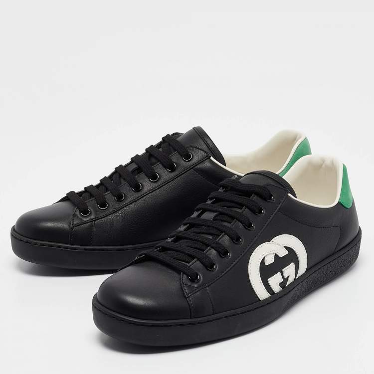 مملوكة مسبقًا Gucci Tricolor Leather Ace Low Top Sneakers Size 41