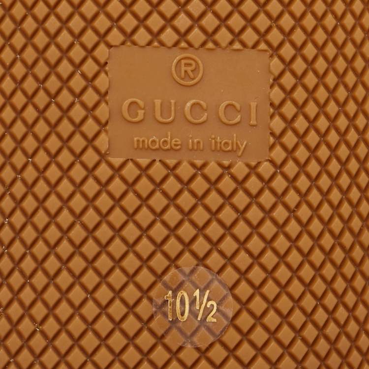 Pre Owned Gucci Multicolor GG Canvas and Nubuck Leather Screener Sneakers Size 44.5