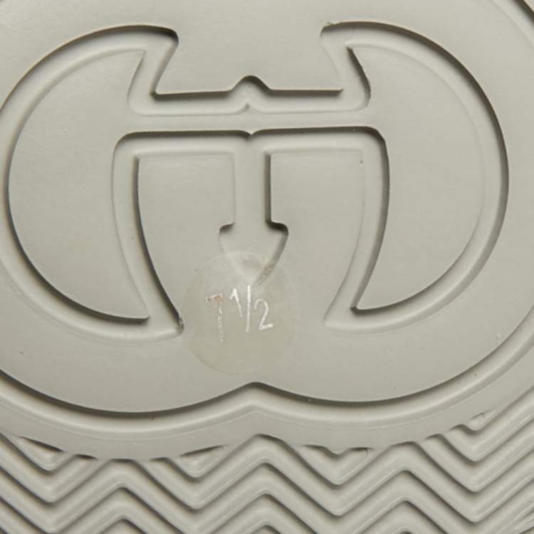 مملوكة مسبقًا Gucci Chunky B Size 41.5 Multicolor Leather and GG Supreme Canvas Low Top Sneakers