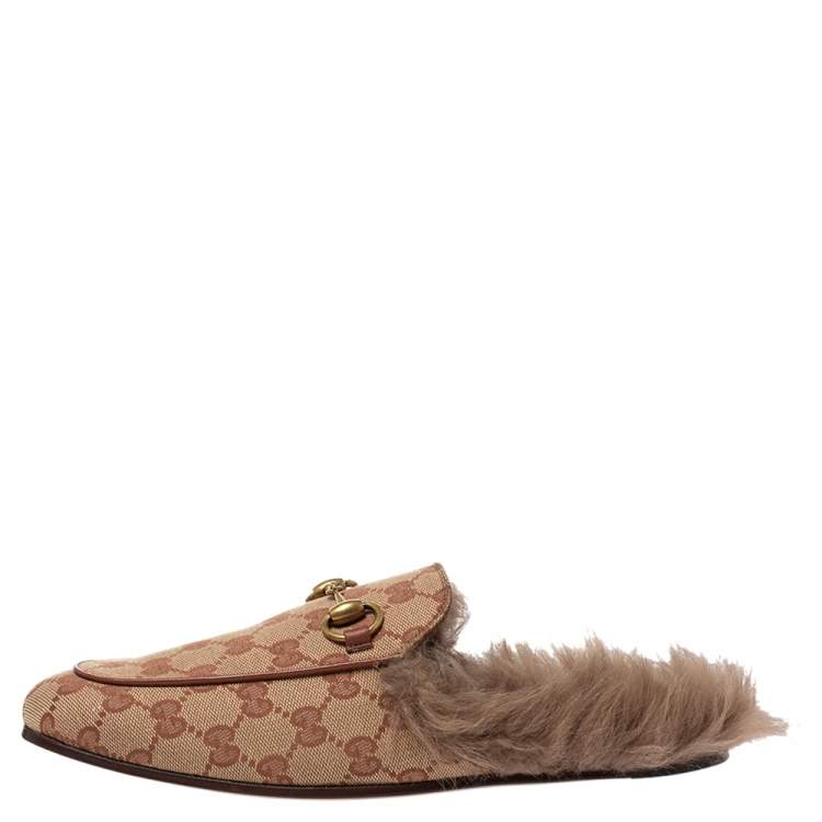gucci beige mules