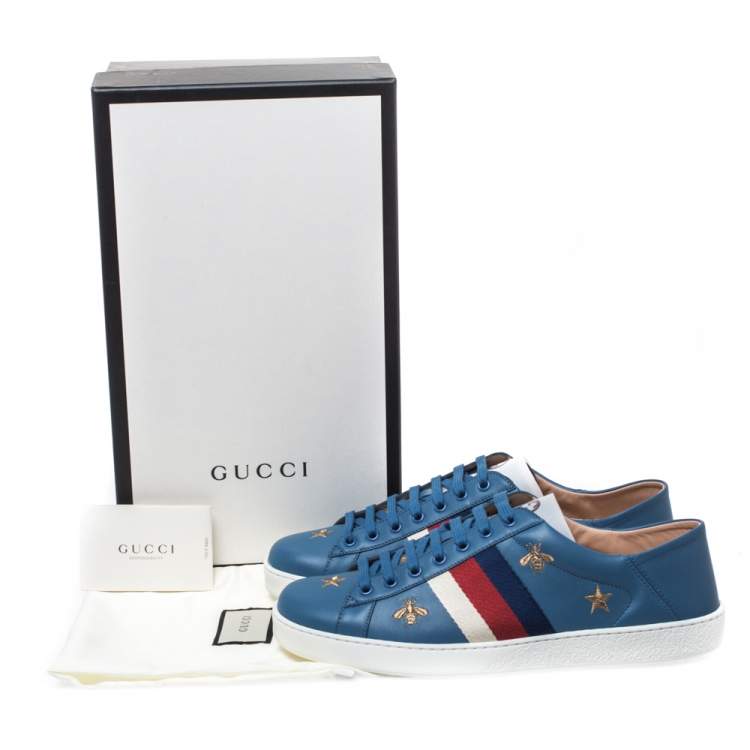 gucci mens sneakers blue
