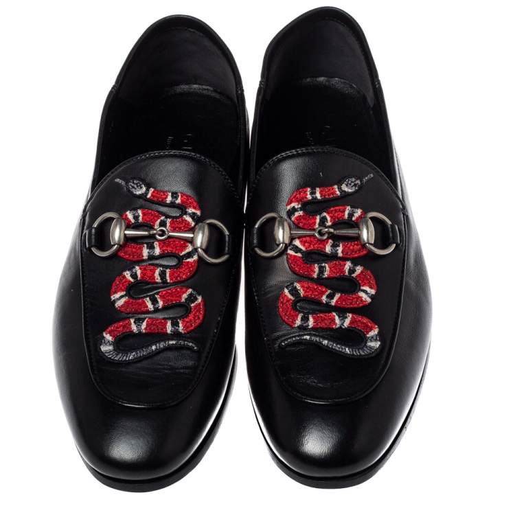gucci snake loafers mens