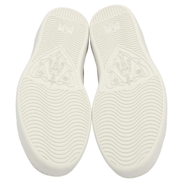 Pre Owned Gucci Beige/Brown GG Canvas Fake/Not Print Ace Sneaker Size EU 40