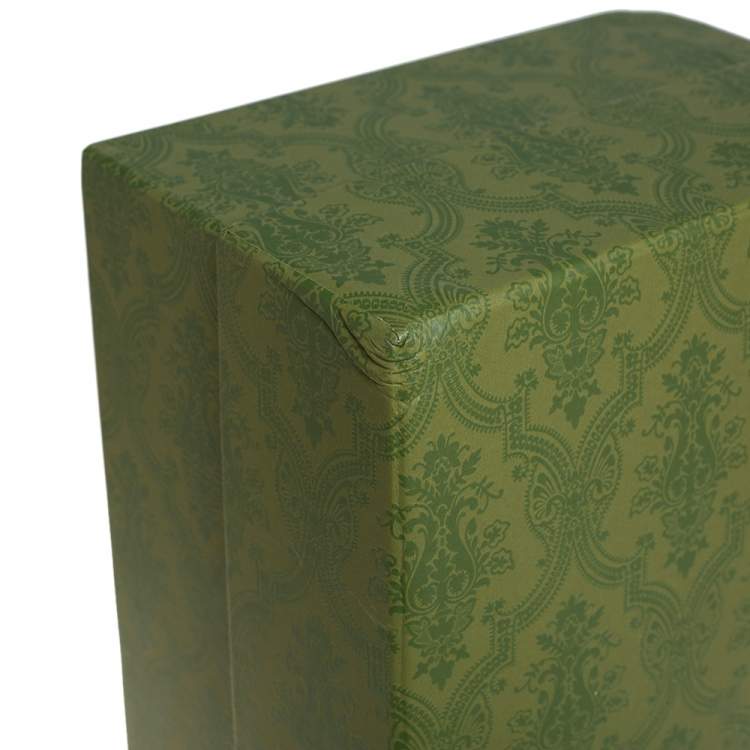 Pre Owned Gucci Cream Leather Rhyton Gucci Logo Low Top Sneakers Size 41 