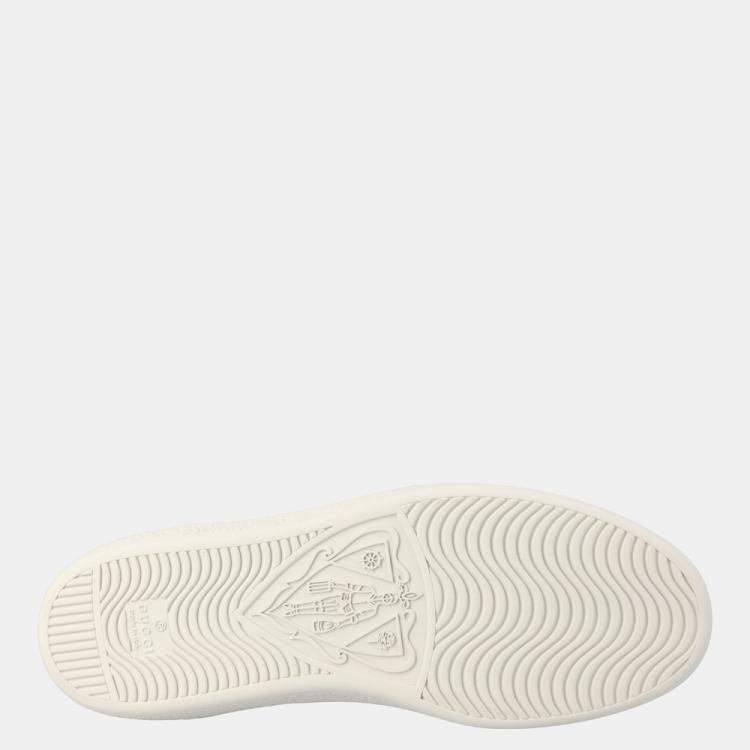 Pre Owned Gucci Black Ace Supreme Sneakers Size UK 5