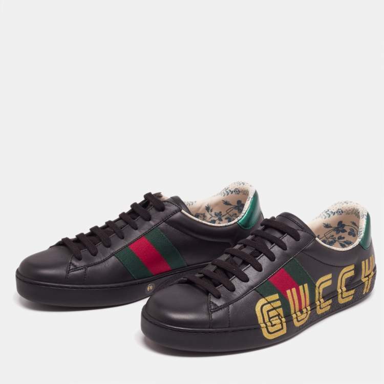 Gucci: Black Ace Sneakers