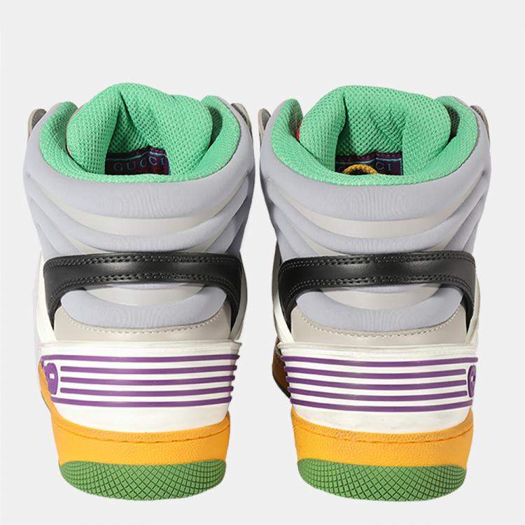 Pre Owned Gucci 'Black Demetra' Men's Basket Sneaker UK 7 EU 41