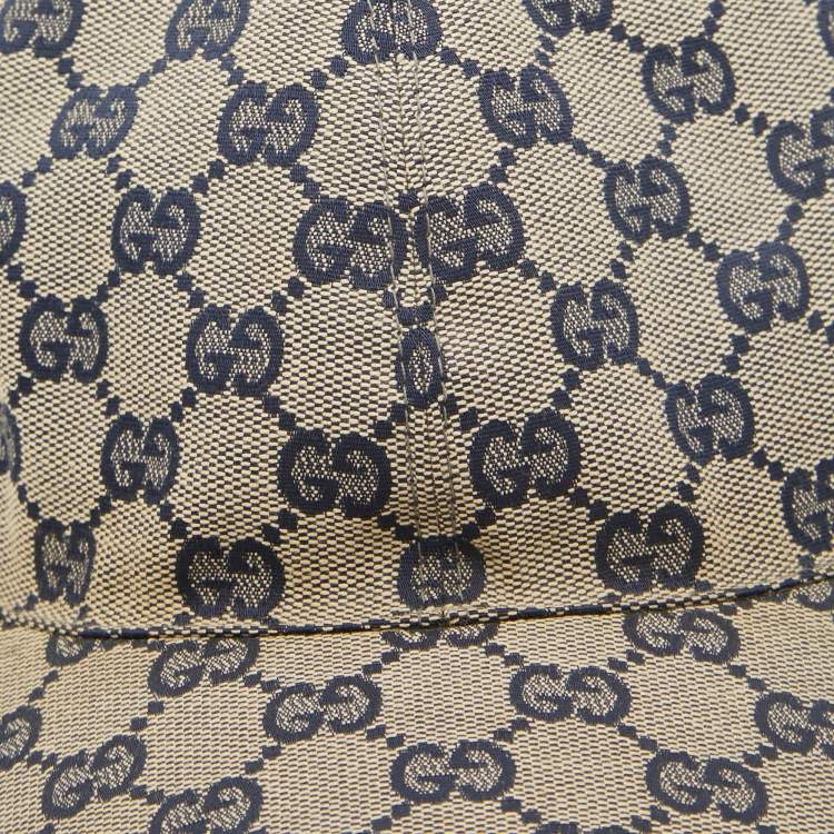 Pre Owned Gucci Brown GG Canvas Baseball Cap 