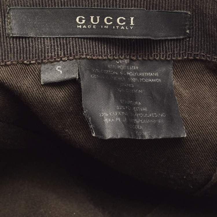 Pre Owned Gucci Beige GG Monogram Canvas Baseball Cap S
