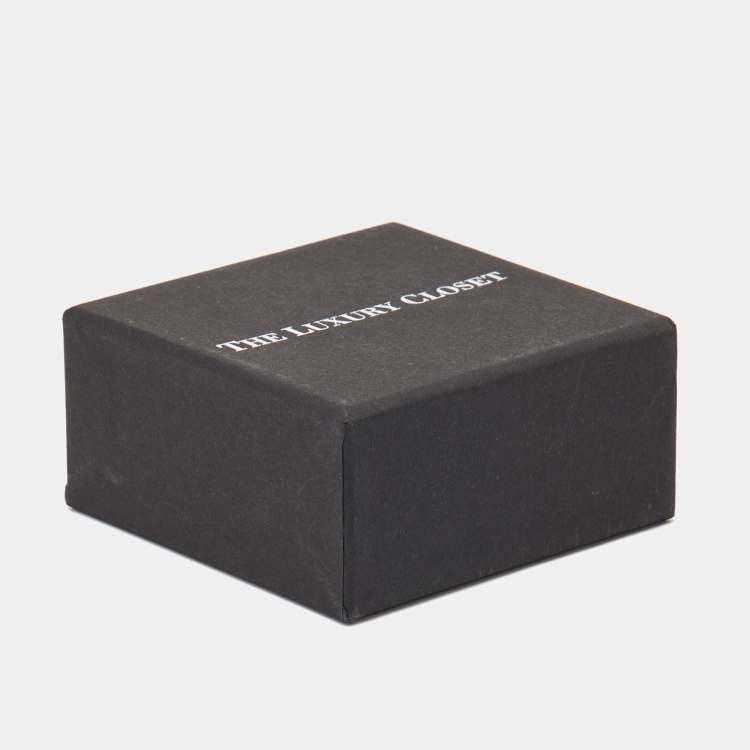 Pre Owned Gucci Ghost Silver 925 Rectangular Cufflinks 
