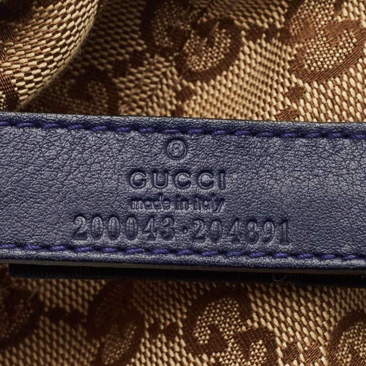 مملوكة مسبقًا Gucci Beige Original GG Canvas Web Detail Baseball Cap S