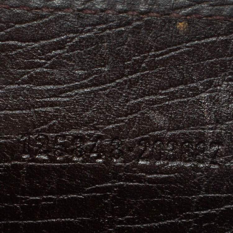 Pre Owned Gucci Beige GG Supreme Canvas Shelly Strap Phone Case