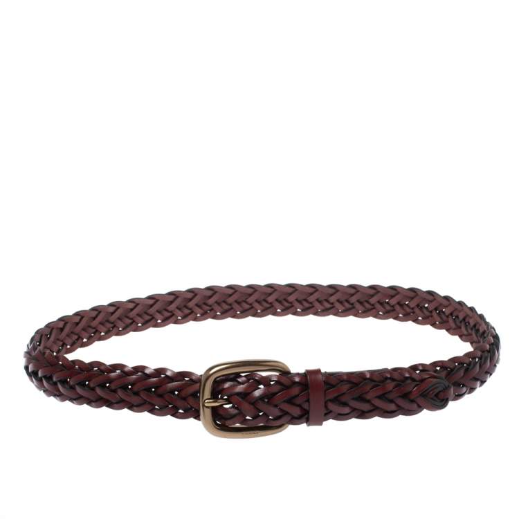 gucci braided belt