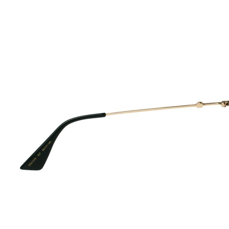 Pre Owned Gucci Bicolor & Gold/ Brown Gradient GG0107S Aviator Sunglasses