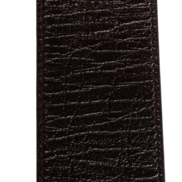 Pre Owned Gucci Beige GG Supreme Canvas Interlocking G Buckle Belt 105 CM