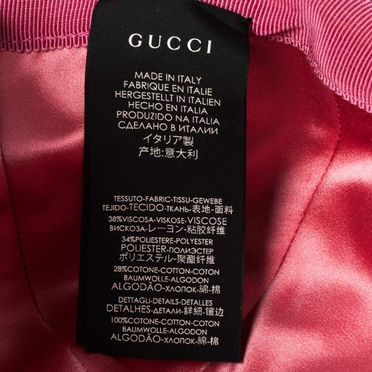 Pre Owned Gucci Green Velvet GG Baseball Cap M
