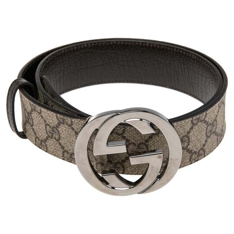 Gucci Belt in GG Supreme canvas, Men's Accessories