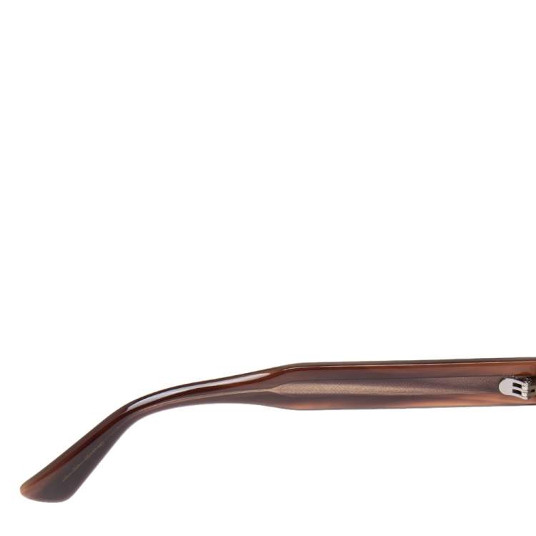 Pre Owned Gucci Brown GG0052S Square Sunglasses
