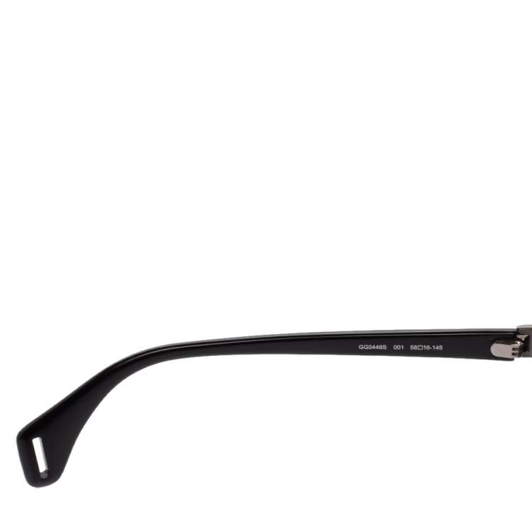 مملوكة مسبقًا Gucci Black Tone/ Grey GG0448S Pilot Sunglasses