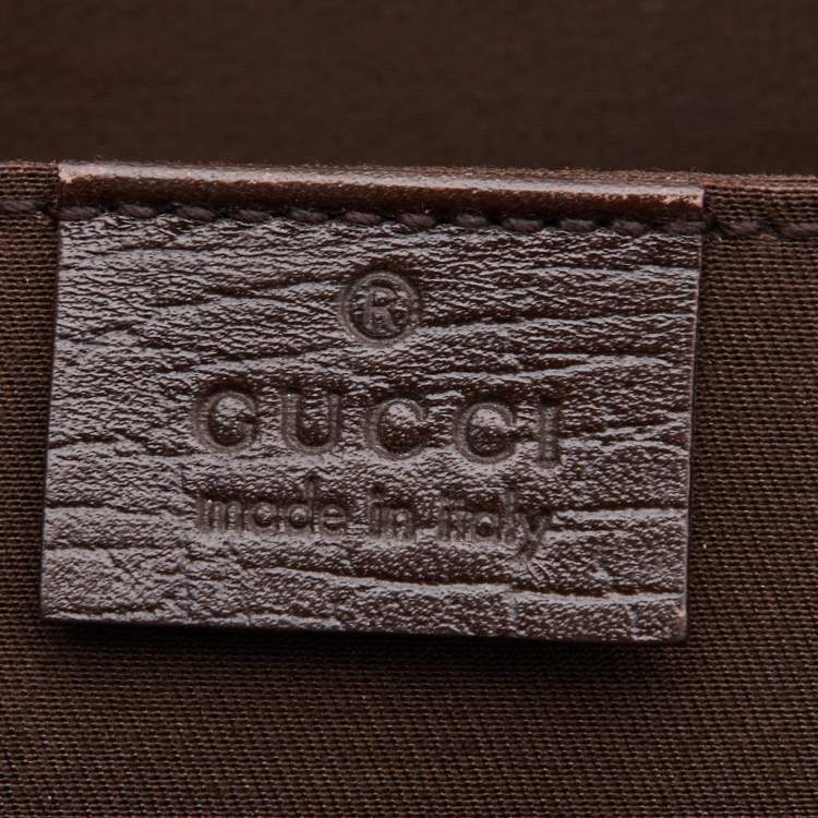 Pre Owned Gucci Beige GG Supreme Canvas Document Portfolio Case