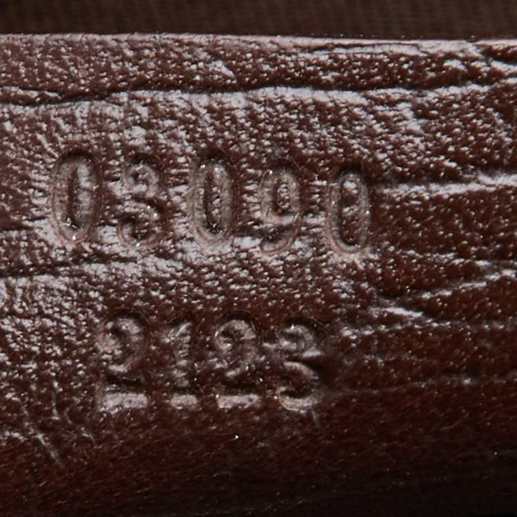 Pre Owned Gucci Beige GG Supreme Canvas Document Portfolio Case