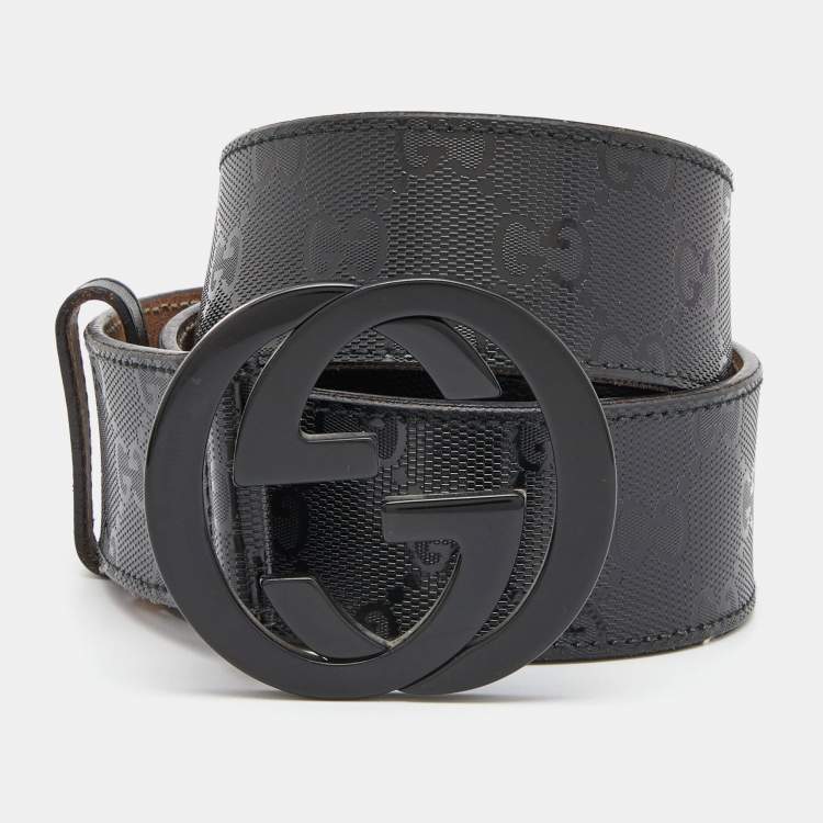 4cm gg supreme logo coated canvas belt - Gucci - Men