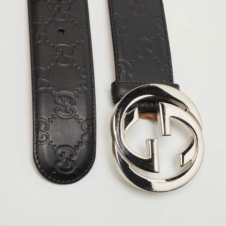 GUCCI Leather Belt Black