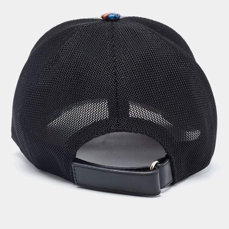 Pre Owned Gucci Multicolor Psychedelic GG Canvas & Mesh Baseball Cap S