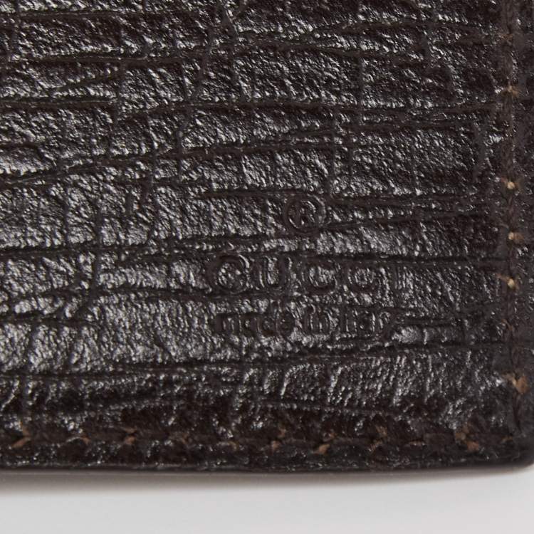 Pre Owned Gucci Beige GG Supreme Canvas Passport Holder