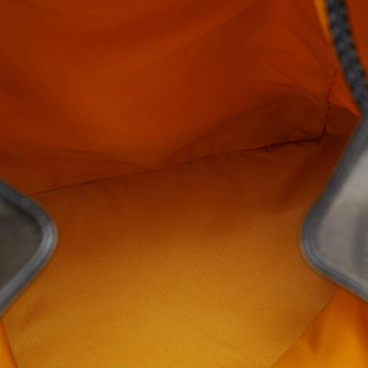 Pre Owned Gucci Yellow GG Nylon Off The Grid Large Drawstring Backpack