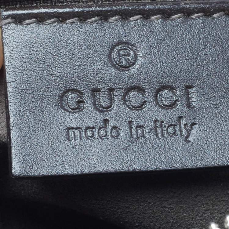 Pre Owned Gucci Beige/Brown GG Supreme Canvas and Leather Messenger Bag