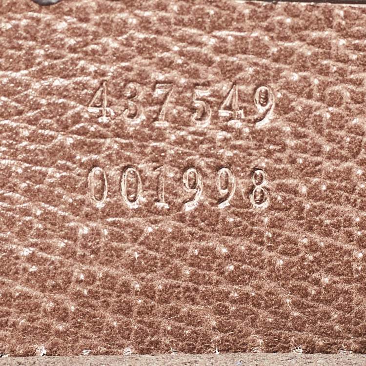 Pre Owned Gucci Beige GG Supreme Canvas and Leather Animalier Vertical Tote