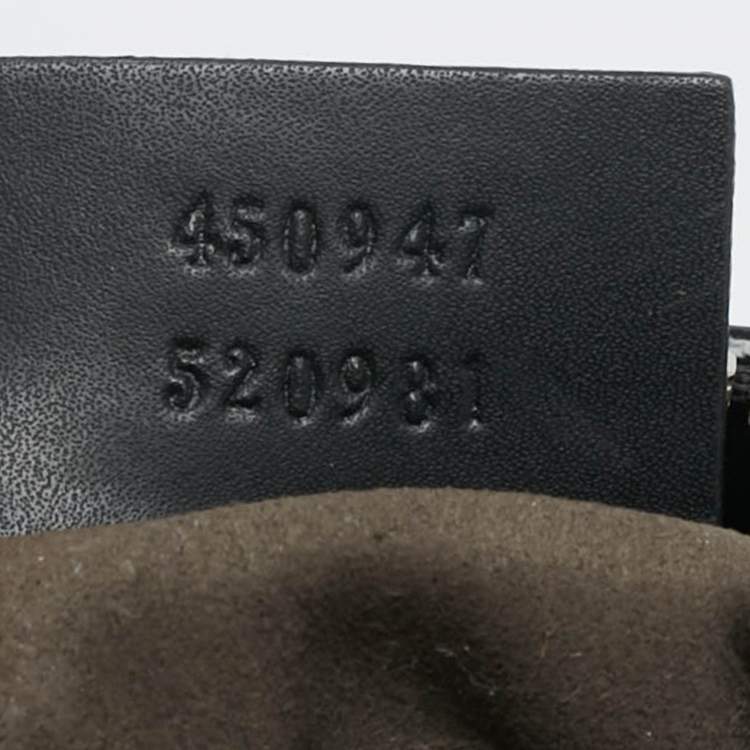 Pre Owned Gucci Black/Beige GG Supreme Canvas and Leather Camera Messenger Bag