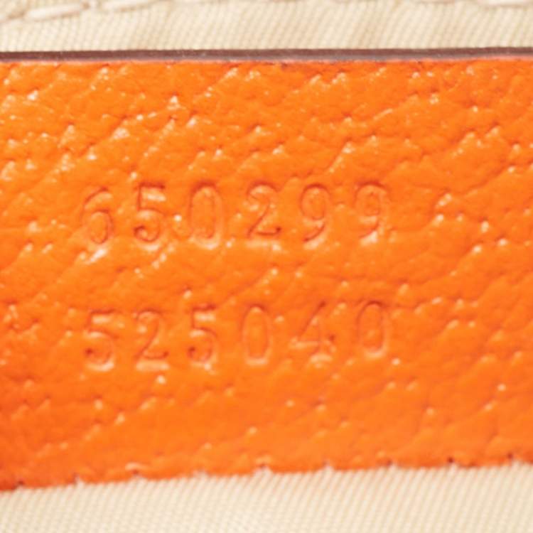 Pre Owned Gucci x The North Face Beige/Orange GG Canvas Belt Bag