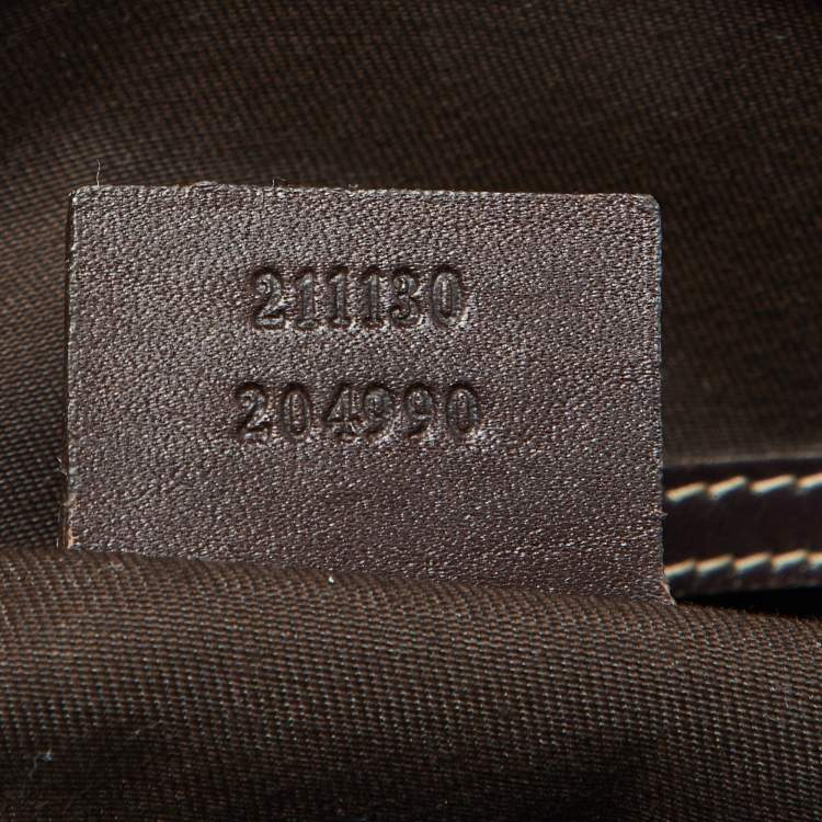 Pre Owned Gucci Beige/Brown GG Supreme Canvas and Leather Web Flap Messenger Bag