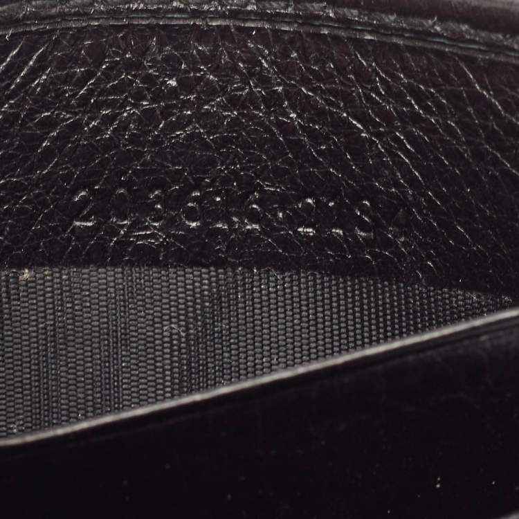 مملوكة مسبقًا Gucci Black GG Canvas Hysteria Money Clip Wallet