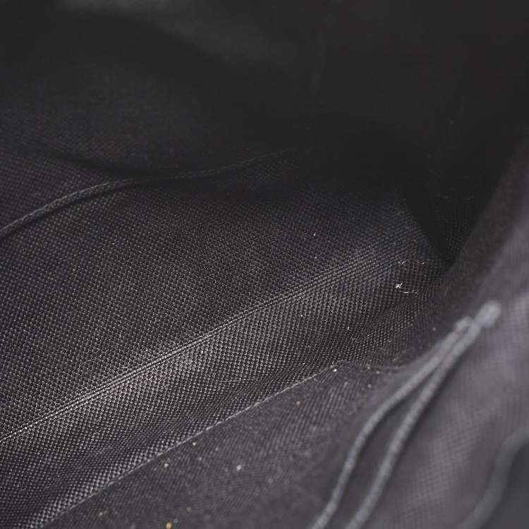 Pre Owned Gucci Black GG Supreme Canvas Small Messenger Bag