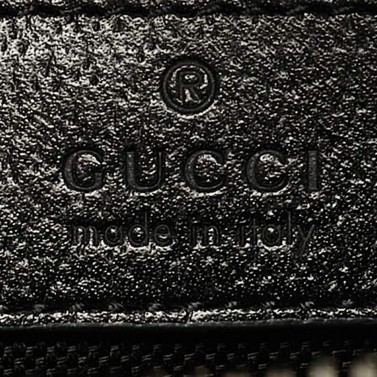 Pre Owned Gucci Black Jumbo GG Canvas Large Duffel Bag