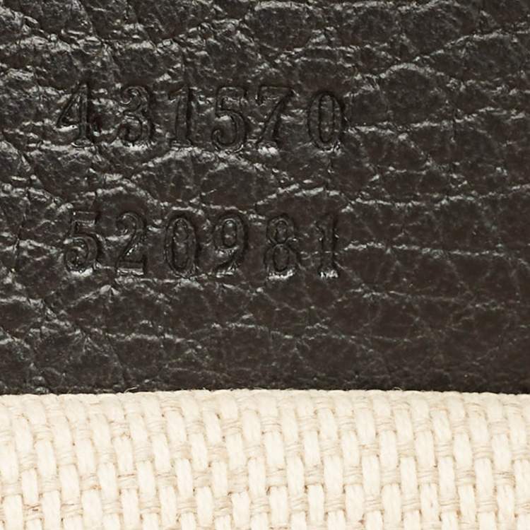 Pre Owned Gucci Black Leather Soho Chain Backpack