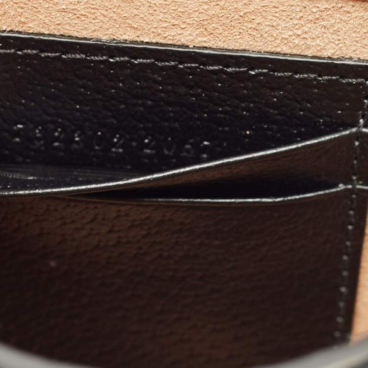 Pre Owned Gucci Black Leather Mini Horsebit 1955 Crossbody Bag