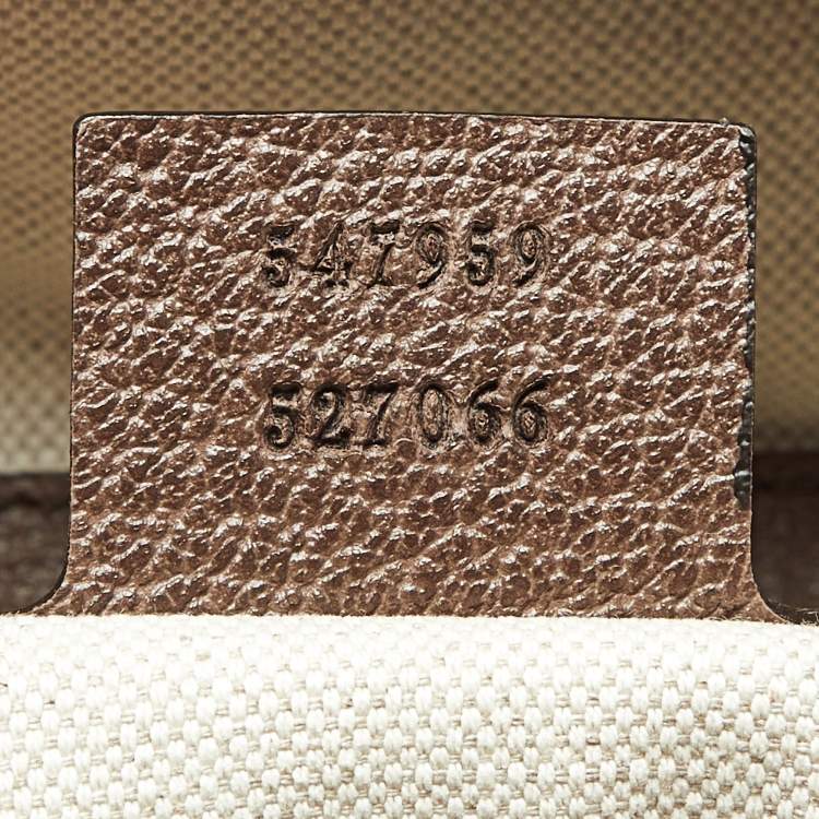 Pre Owned Gucci Beige/Brown GG Supreme Canvas and Leather Large Savoy Duffle Bag