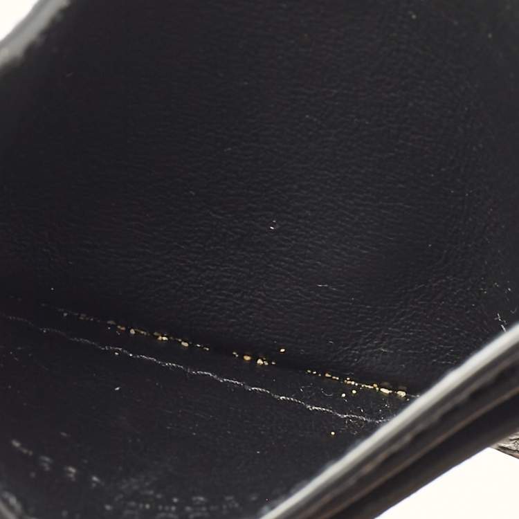 Pre Owned Gucci Blue/Black GG Nylon and Leather Off The Grid Card Case