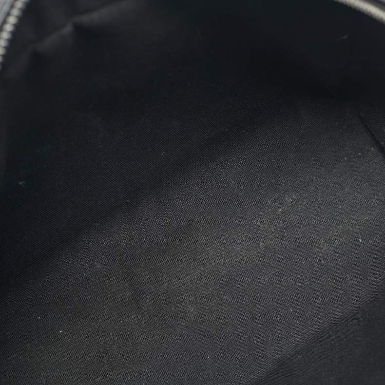 Pre Owned Gucci Black Microguccisima Leather Toiletry Pouch